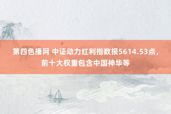 第四色播网 中证动力红利指数报5614.53点，前十大权重包含中国神华等