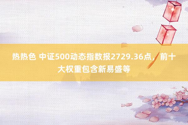 热热色 中证500动态指数报2729.36点，前十大权重包含新易盛等